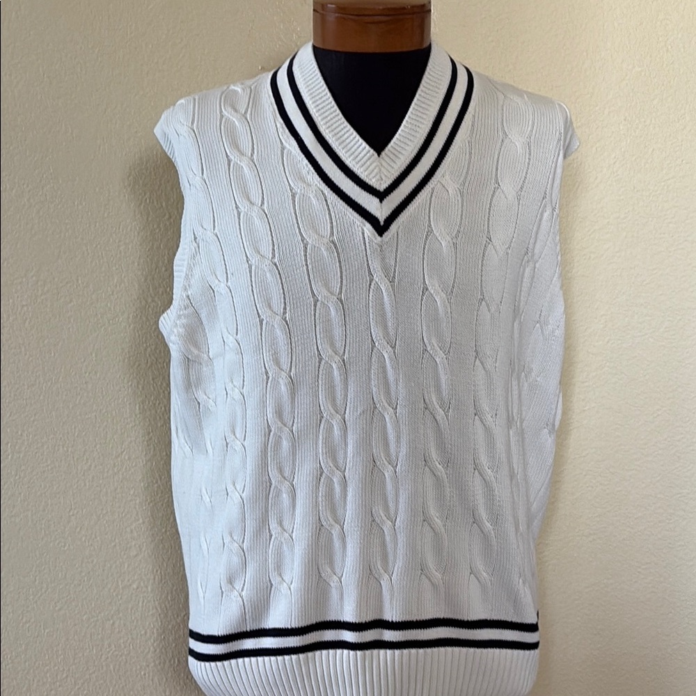 Alan Paine Knitted Tennis Sweater